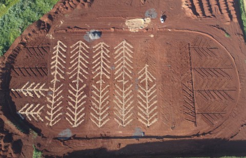 Obras do estádio municipal, no Verê, entram na fase de drenagem Obras do estádio municipal, no Verê, entram na fase de drenagem