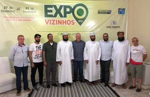 Comitiva de Omã visitou a Expovizinhos 2019 Comitiva de Omã visitou a Expovizinhos 2019