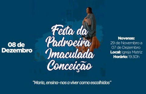 Estão acontecendo as novenas em honra a Padroeira Imaculada Conceição Estão acontecendo as novenas em honra a Padroeira Imaculada Conceição