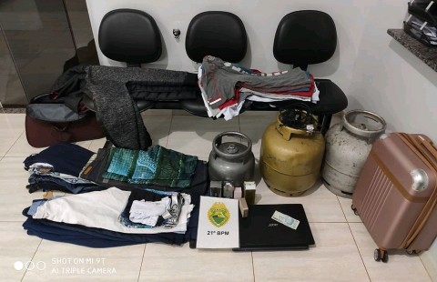 Policia Militar recupera objetos furtados em loja de Dois Vizinhos Policia Militar recupera objetos furtados em loja de Dois Vizinhos