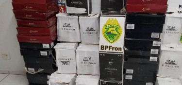 BPFron apreende veículo carregado com bebidas em Ampére BPFron apreende veículo carregado com bebidas em Ampére