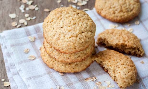 Receita .BISCOITO DE AVEIA 