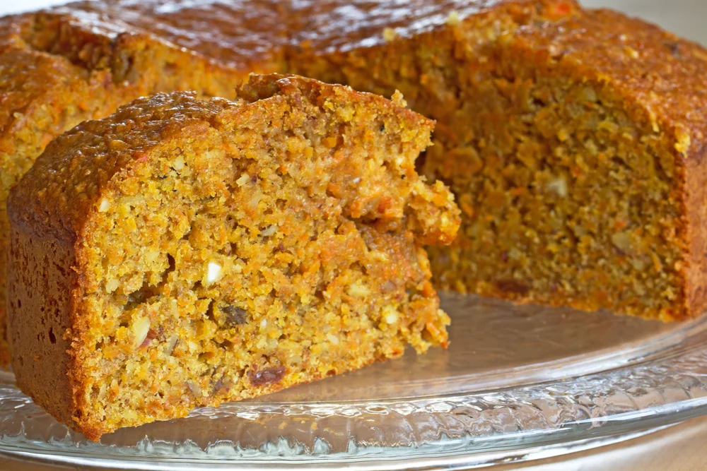 Receita .BOLO DE CENOURA COM AVEIA 