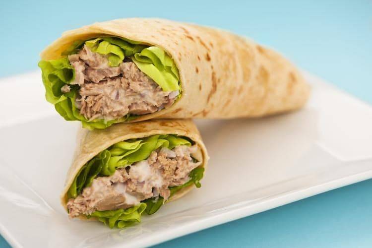 Receita .TORTILHA RÁPIDA DE ATUM