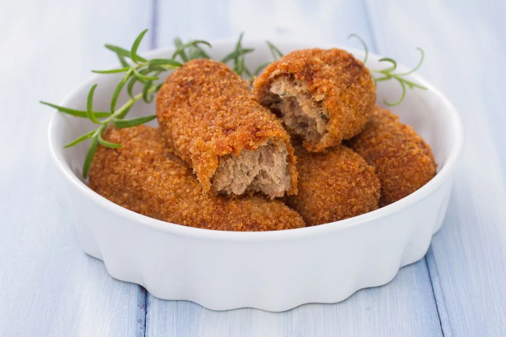 Receita .CROQUETE DE SOBRAS DE CHURRASCO 