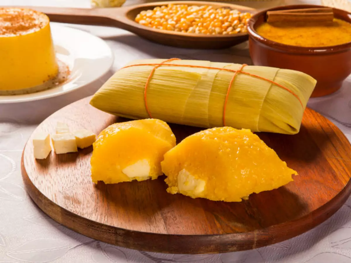 Receita .PAMONHA DOCE 
