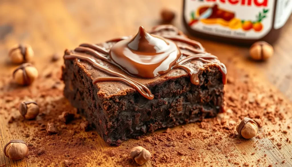 Receita .BROWNIE DE NUTELLA