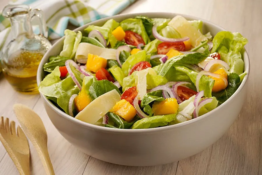 Receita .SALADA DE BACON COM MOLHO DE LIMÃO 