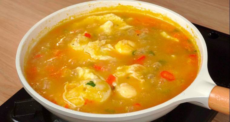 Receita .CALDO DE OVOS 