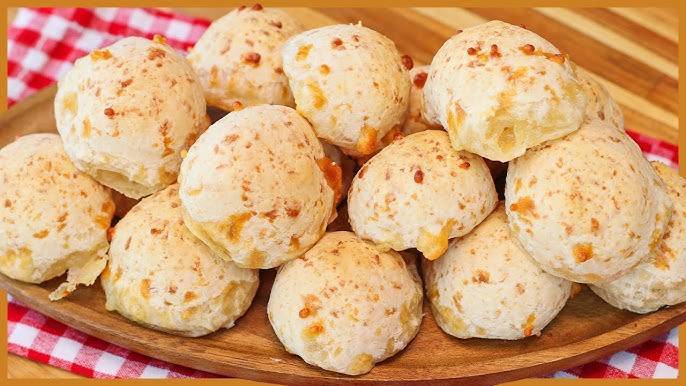 Receita .PAO DE QUEIJO COM 3 INGREDIENTES