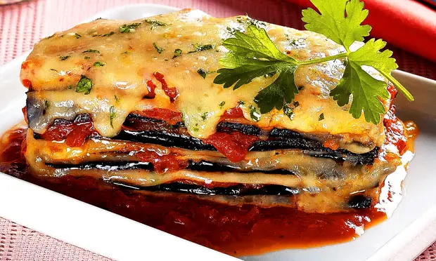 Receita .LASANHA DE BERINJELA