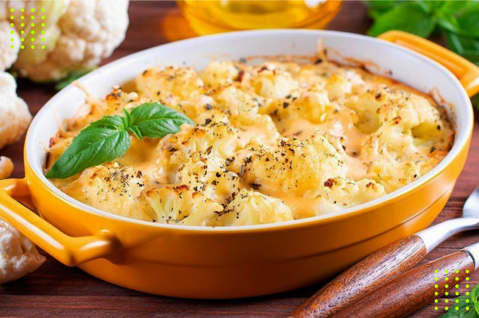 Receita .COUVE-FLOR GRATINADA