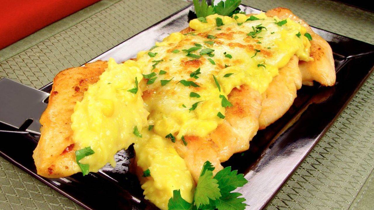 Receita .FRANGO COM CREME DE MILHO 